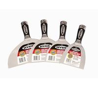 Hyde 4, 5, 6, and 8 Inch Pro Stainless, Flexible, One-Piece, Rust Resistant, Metal Joint Knife with Hammerhead End & Ergonomic Comfort Grip Handle, Versatile in Many Home Improvement Tasks, 06893