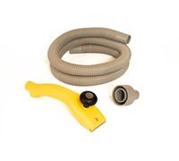 Hyde Dust-Free Scraper Attaches to Wet/Dry Vacuums to Remove Paint Chips, Dust, and Debris While Scraping, Included Replaceable 2.5 Inch Carbide Scraping Blade, Removeable Pull Knob with Hammer Head
