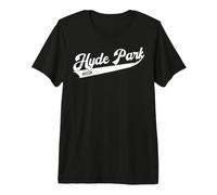 Hyde Park Boston Typographic Retro Distressed Design Premium T-Shirt