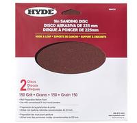 Hyde Round Abrasive Sanding Disc, 9"/225mm 150 Grit, 2 Pack fits Hyde Radial Sander