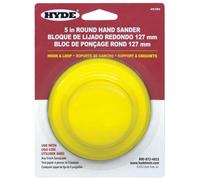 Hyde Tools Hyde 45380 5" 125mm Round Hand Sander Hook & Loop