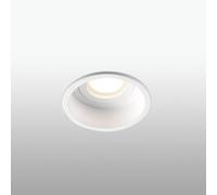 Hyde White round Recessed Downlight IP44 GU10 Netlighting White One Size