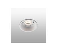 Hyde White Tiltable round Recessed Downlight GU10 Netlighting White One Size