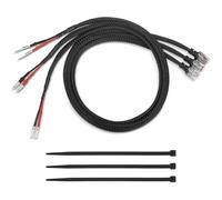 Hydencamm 14" Upgraded Mirror Plug Wire Tap Radar Detector Hardwire Power Cord Kit is Compatible for Escort Valentine One Uniden Beltronics, Mount RJ11 with Braided Set of 3