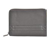 HYDESTYLE Pratico Zipped Grained Leather ipad Mini Case, Protective Cases Fully Lined & Protective Cushion Travel Friendly ipad Cases, Secure with Zip, Slim & Lightweight Leather ipad Cover