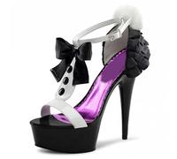 HYDgfiuf Women's Sexy Open Toe Platform High Heels,Stiletto Sandals,Exotic Fetish High Heels, Sexy Stripper Show Pole Dancing Shoes, unisex Plus Size,White,41
