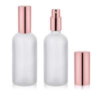 Hydior Small Glass Spray Bottle, Perfume Atomizer, Fine Mist Spray, 3.4oz, 2 Pack