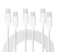 HYDOOD 3Pack USB C Cable, USB C to USB C Fast Charging Cable, 60W Type C Charger Cord for Phone 15/16, for MacB00k Pro/Air, Pad Air/Pro for Galaxy S25/S24/S23-9FT/2.7M