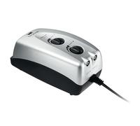 Hydor Aquarium Air Pump up to 300 Litres AIRFIZZ 400, Adjustable, 2 Nozzles, with Tube and Non-return Valve, Black
