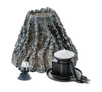 Hydor Show Volcano Ornament Kit Box Decoration with Aerator and LED Lighting