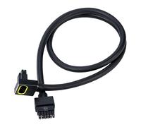 Hydra-16PIN 12VHPWR Modular Cable, 90 Degree Adapter, 12+4-Pin (16-Pin) 12HVPWR to 12HVPWR, Male to Male for All RTX 40 and 50 Series 4080 4090 5080 5090 PC GPU Power Cord (A Type, Black)