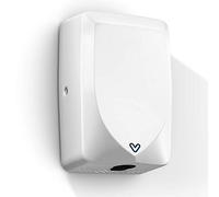 Hydra 9 Automatic Hand Dryer: Handsfree Low Energy Low Noise 750W Electrical Hand Dryers for Toilets Bathrooms Washrooms and Commercial Use: 12 Second Dry Time Stainless Steel Cover (White)