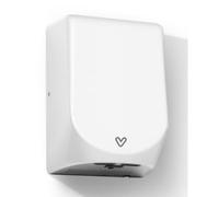 Hydra 9 Automatic Hand Dryer: Handsfree Low Energy Low Noise 750W Electrical Hand Dryers for Toilets Bathrooms Washrooms and Commercial Use: 12 Second Dry Time Covered with Stainless Steel (White)