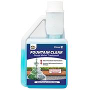 Hydra Fountain Clear Water Feature Cleaner | 250ml Treats 7,500L Highest Dilution Rates - Water Feature Treatment Keeps Water Crystal Clear from Algae, Cleans Water & Biofilm Build-up