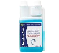 Hydra Fountain Clear Water Feature Cleaning, 500ml Treats 15,000L Highest Dilution Rates, Fountain Cleaner Treatment Keeps Water Crystal Clear from Algae, Green Water, Biofilm Build-up