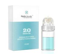 Hydra Needle HN20 Derma Stamp Microneedling Roller, 0.25mm Titanium Needles, 5ml Serum Applicator for Hair, FDA-Approved At-Home Facial Tool for Beard Growth and Skin Care