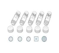Hydra Pen H2-P5 Mixed Cartridge Tips Set - 5 Types (12 Pin 0.25mm/0.5mm/1.0mm, Nano-HS, Nano-HR), 3ml Serum Reservoir, Single-Use Sealed, for Home & Studio Use, Compatible with Hydra Pen H2 Device