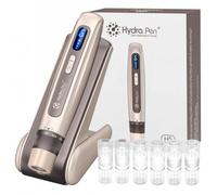 Hydra. Pen H5 Microneedling Pen with 6 Cartridges, 3 in 1 Derma Pen Beauty Care Device with EMS & Micro Needle Pen & Automatic Serum Applicator for Face, Hair Growth & Skin Care (H5 Gold)