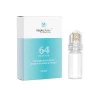 Hydra.Roller 64 Pins Microneedling Roller Length 0.25 mm, Derma Roller for Skin Care, Stimulation Hair and Beard Growth, Titanium Material, WITHOUT SERUM(0.25 mm, 64 Pins)