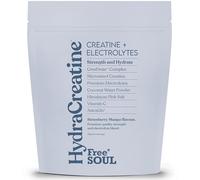 HydraCreatine™ Creatine Monohydrate & Electrolytes Powder | Hydrate, Performance & Strength All in 1 with Magnesium, Vitamin C, Biotin & Coconut Water | Strawberry Mango Flavoured | Free Soul
