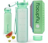 Hydracy Motivational Water Bottle with Time Marker & Fruit Infuser 1 L