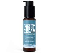 HydraFusion Night Cream 60ml, Overnight Face Moisturizer with Hyaluronic Acid, Sea Algae & Maize Complex, 72H Deep Hydration, Cruelty Free & Vegan Friendly, Night Cream for Dry & Dehydrated Skin