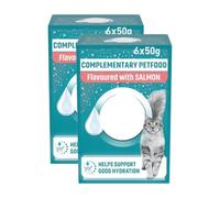 Hydralife Cat Supplements Salmon 6x50g - Pack of 2 - Advanced Nutrition Ingredients, Supports Gut Health, Boosts Immunity & Encourages Hydration Through Great Taste