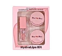 HydraLips Kit - Lip Balm, Lip Mask & Scrub Set for Soft, Hydrated Lips | Tinted Lip Balm & Plumping Gloss | Lip Care Gift Set for Women, Girls & Teens | Birthday Gifts, Skincare & Lip Oil Hydration