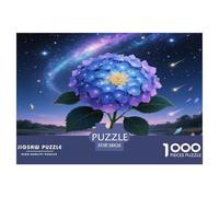 Hydrangea 1000pc Jigsaw Puzzle Ultra Difficult Stress Relief Puzzle Made in UK Missing Piece Guarantee 100% Recycled 38x26cm/1000pcs