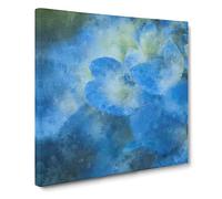 Hydrangea Flowers Canvas Print | Gallery Wrapped 30mm Frame Wall Art | 14x14 inches | Ready to Hang | Modern Floral Picture | Living Room Bedroom Lounge Office