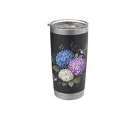 Hydrangea Flowers Hummingbird Botanical Garden Nature Stainless Steel Insulated Tumbler