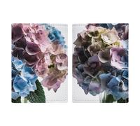 Hydrangea Flowers in Vase Passport Holder, ID Card Protector Case Passport Holder with Slot Passports Travel Wallet Document Cover for Women And Men