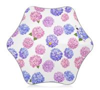 Hydrangea Flowers Pastel print Purple Girls Umbrella for Kids Classic Stick Large Boys Umbrellas for Rain Floral Toddler Uv Protection Sun Umbrella