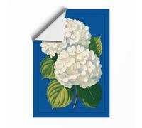 Hydrangea in Blue Botanical Unframed Wall Art Print A3 (42×29.7cm), Wall Decor for Living Room, Bedroom, Office & Home, Art Gift
