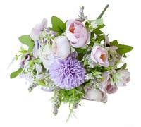 Hydrangea Peony Rose Silk Bouquet Collection for Wedding Ceremony Decor Photography Studio Setup and Minimalist Home Styling (C)