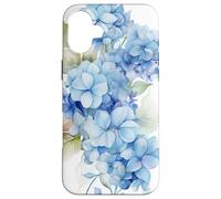 Hydrangea Watercolor Pattern of Hydrangeas Case for iPhone 16 Plus