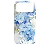 Hydrangea Watercolor Pattern of Hydrangeas Case for iPhone 17 Pro Max