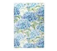 Hydrangea Watercolor Printed, Jigsaw Puzzles 1000 Pieces, Wooden Jigsaw Family Game Wall Decor for Adults Teens