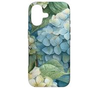 Hydrangea Watercolor Wildflower Pattern Graphic Case for iPhone 17