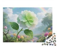 HydrangeaJigsaw Puzzle Flower Non Toxic Couples Logic Training Party Game Best Puzzle Gift 1000 Pieces 70x50cm/1000pcs