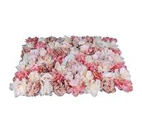 Hydrangeary 6 Pcs Artificial Flower Wall Panels Rose Wall Decor 60cmx40cm, for Wedding Place Decor Party Garden Decorations etc