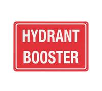 Hydrant Booster Sign Safe Sign, Signs Outdoor, 12 X 8 In, Sign For Home, Business, Driveway Alert
