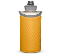 HydraPak Flux - Foldable Backpacking Water Bottle (750ml) - BPA-Free, Ultralight, Spill-resistant Twist Cap - Golden Yellow