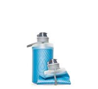 HydraPak Flux Collapsible Backpack Water Bottle (750ml) - BPA-Free, Ultralight, Leak-Proof Twist Cap - Tahoe Blue