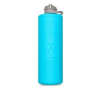 Hydrapak Flux - Collapsible Backpacking Water Bottle (1.5 Liter) - BPA , Ultra Light, Spill-Proof Twist Cap - Malibu Blue