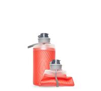HydraPak Flux Collapsible Water Bottle for Backpackers (750 ml) - BPA-Free, Ultralight, Leak-Proof Twist Cap - Redwood Red
