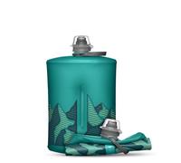 HydraPak Foldable Water Bottle - 1L - Ultra Light, Leak-proof, BPA Free, Filter Compatible Travel & Hiking Bottle - Glacier Blue