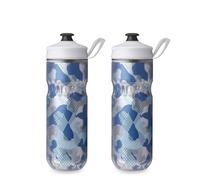 HydraPak | Polar Bottle - Polar Sport Insulated Water Bottle 2-Pack - BPA-Free, Sport & Bike Squeeze Bottle with Handle (Contender Blue, 600ml / 20oz)