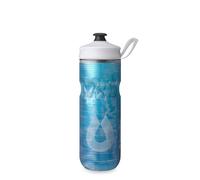 HydraPak Polar Sport Insulated Water Bottle - BPA-Free, Sport & Bike Squeeze Bottle with Handle (Pulse Blue, 600ml / 20oz)