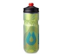 HydraPak Polar Surge Thermal Bike Water Bottle - High Flow Water Bottle for Cycling and Sports (Yellow, 20oz)
